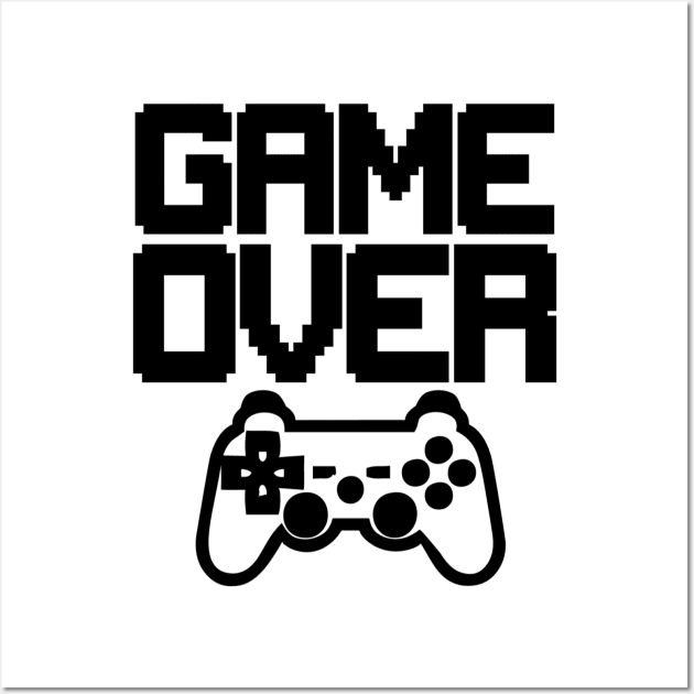 GAME OVER Wall Art by CanCreate